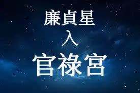 刑煞|廉貞星在官祿宮/事業宮